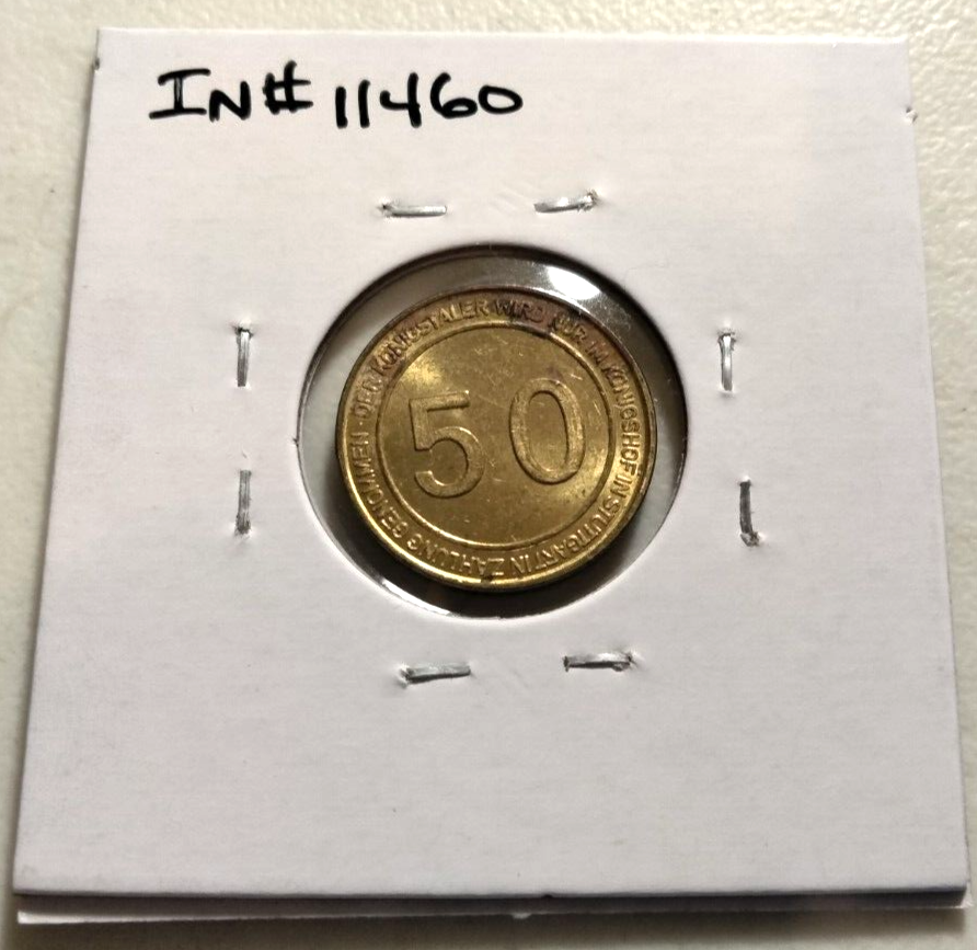 1981 Stuttgart 50 Taler Token - REF: N#162018 - (IN#11460)