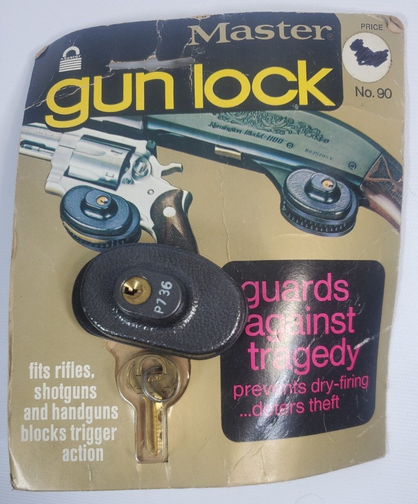 Master Lock Gun Lock No 90 Vintage NOS