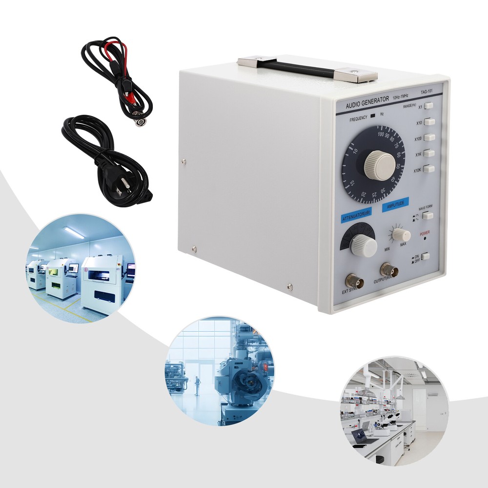 Precision Low-Frequency Signal Generator with Dual Output & Fine Attenuation