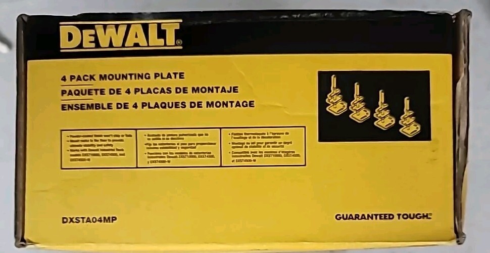 DEWALT Adjustable Leveling Floor Mounting Kit for DXST Storage Racks DXSTA04MP