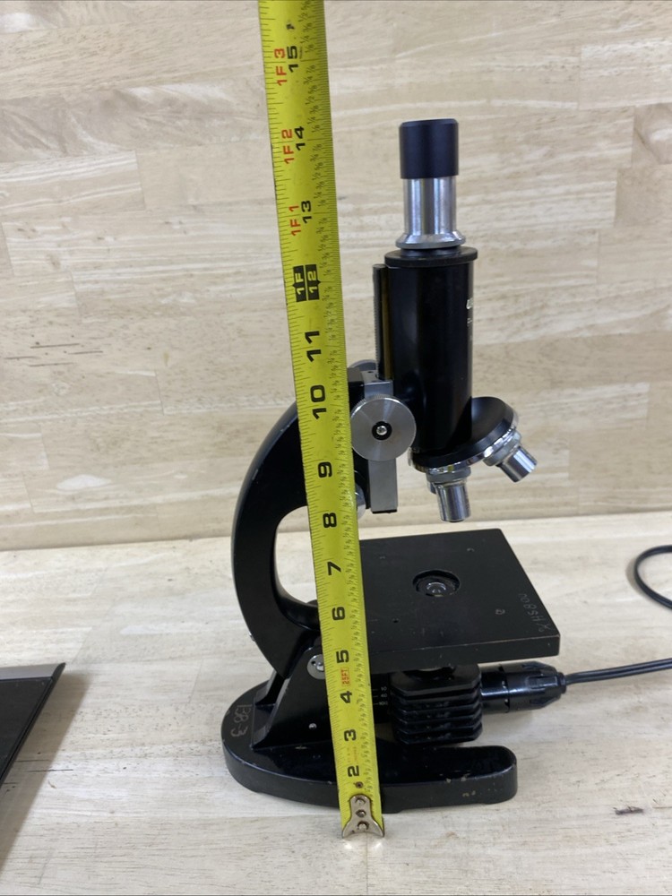 Unitron Phase mph 107978 Student Microscope HEAVY 11.5 lbs. WORKS