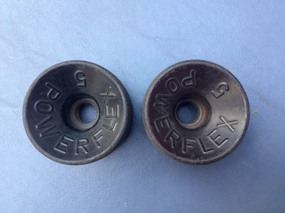 ( 2 ) - VINTAGE - POWERFLEX  5 - SKATEBOARD  WHEELS