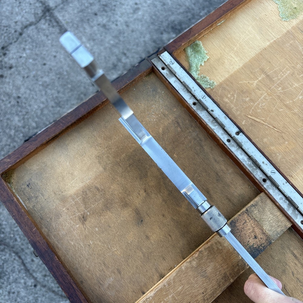 Helios Vernier Caliper 0-40” Range W/Case MADE IN GERMANY