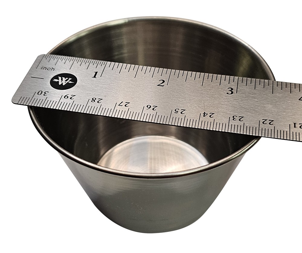 Home Brew Ohio Stainless Steel Sauce Cup 10cm (Ramekin) 3 Pack