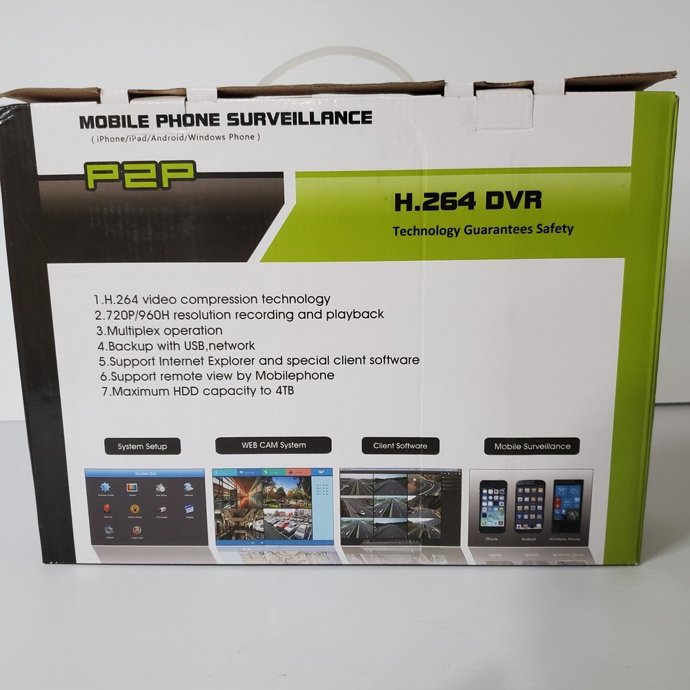 AVC Security Systems Network Video Recorder H.264 DVR Mobile Phone Surveillance