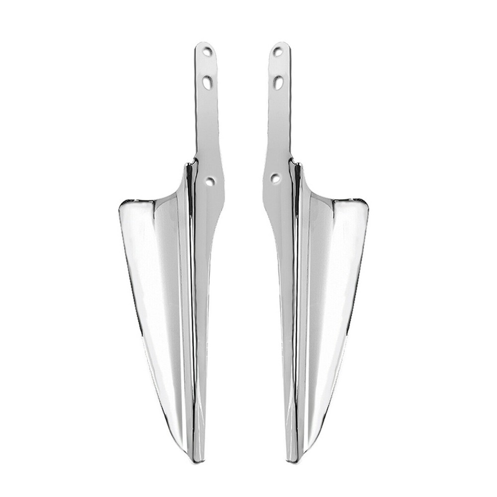 Chrome Front Fork Mount Wind Deflectors Fit For Harley Electra Glide 1995-2021