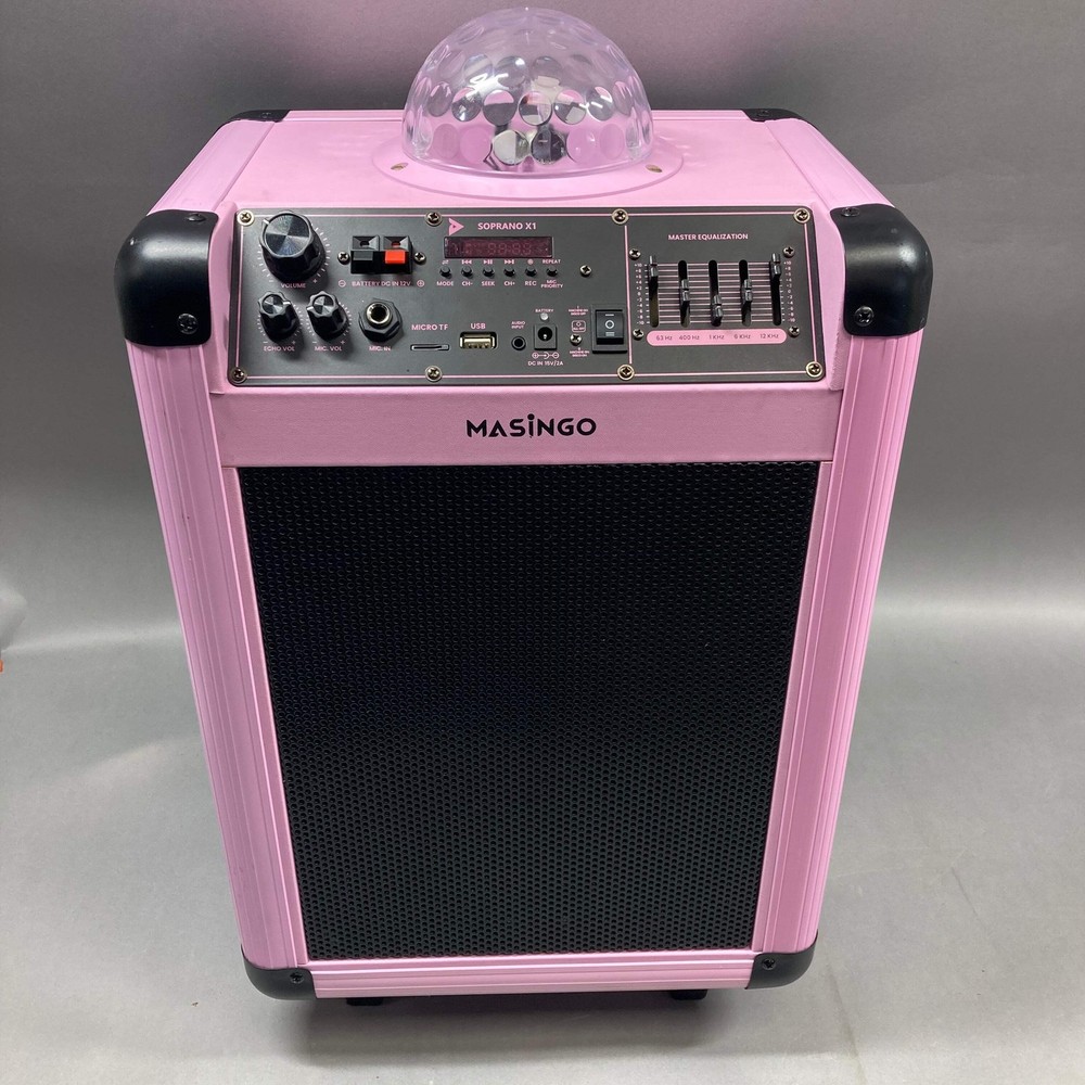 Masingo Soprano x1 Portable Karokee Machine