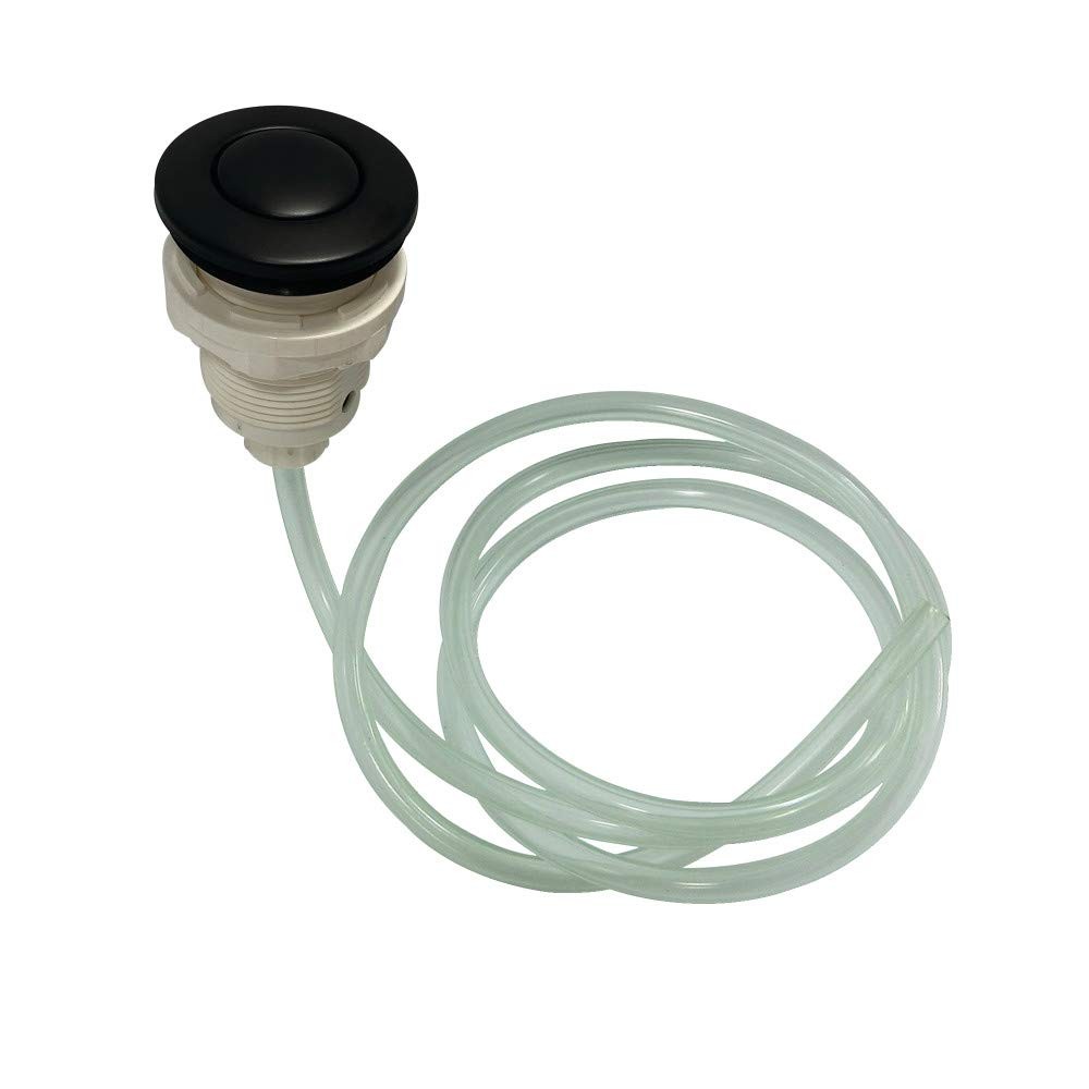 Matte Black Air Switch Button for Kitchen Garbage Disposal Systems