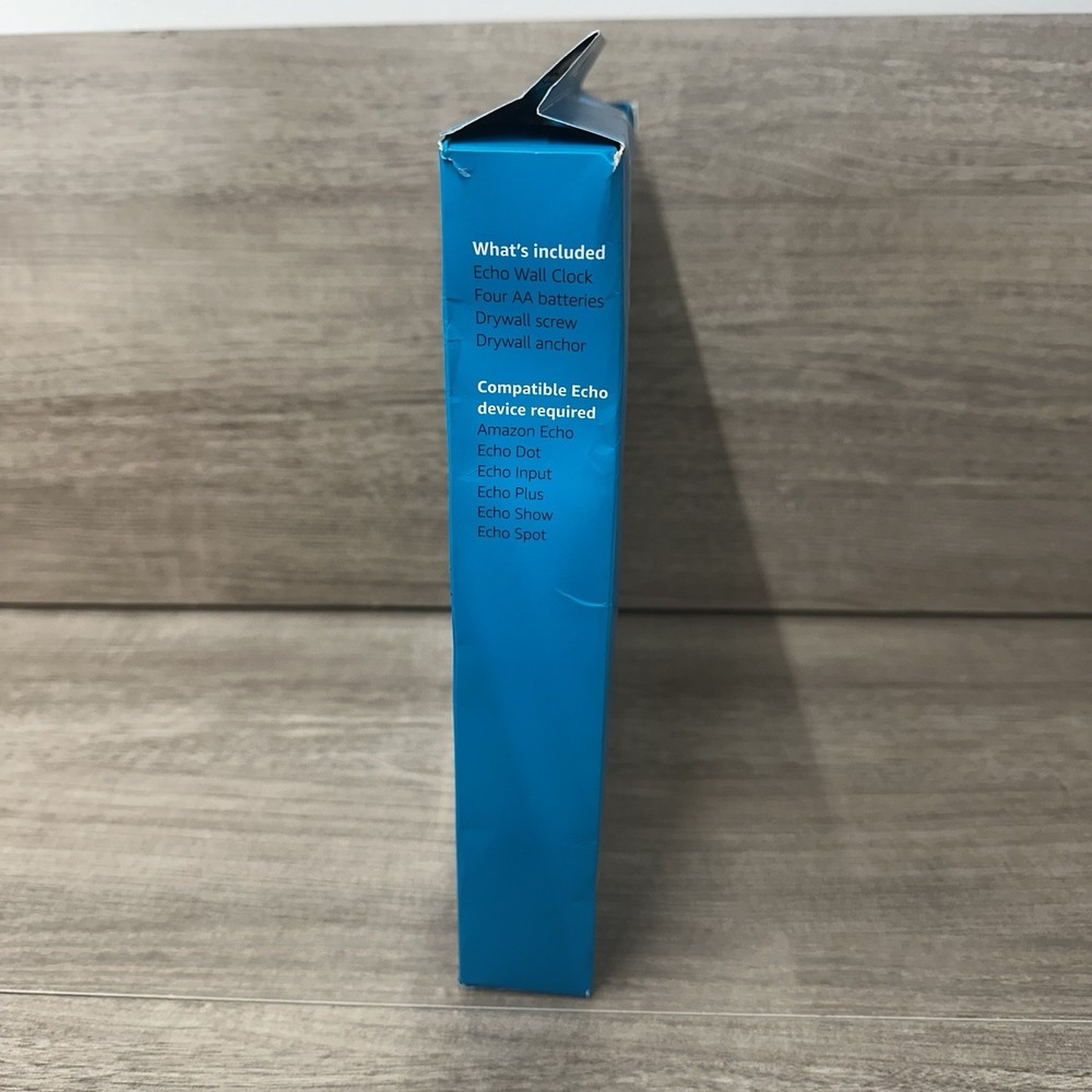 Amazon Echo Wall Clock Compatible w/Amazon Alexa Smart Device