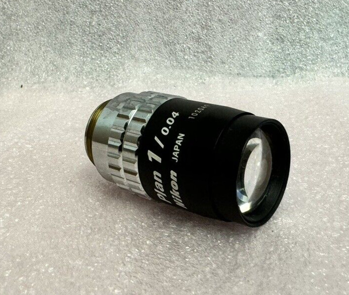 Nikon Plan 1/0.04 160/-. 102049 Lens Objective.