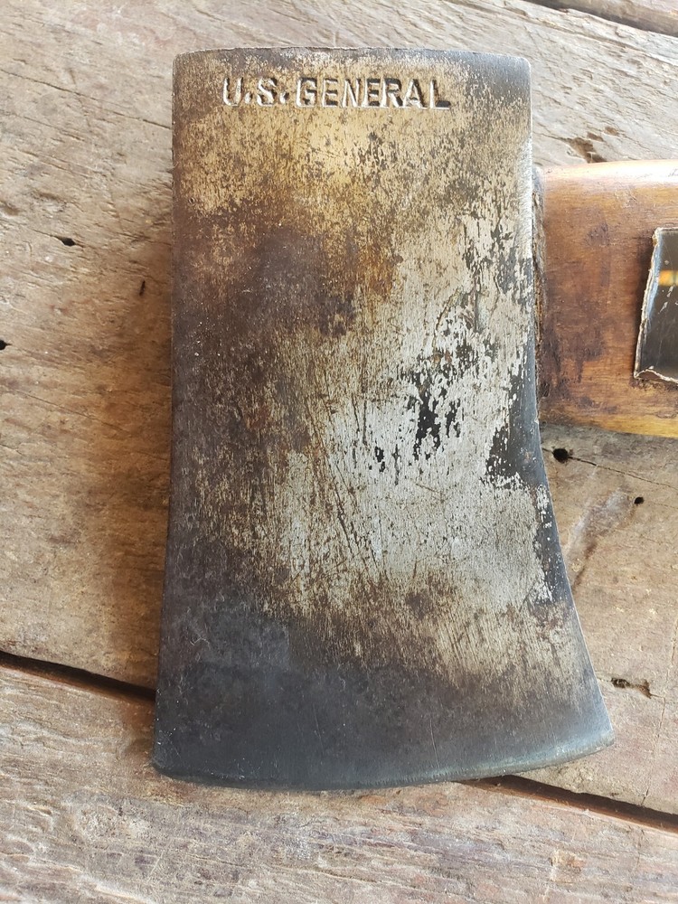 U.S. GENERAL 20oz. HATCHET AXE ORIGINAL HANDLE + LABEL