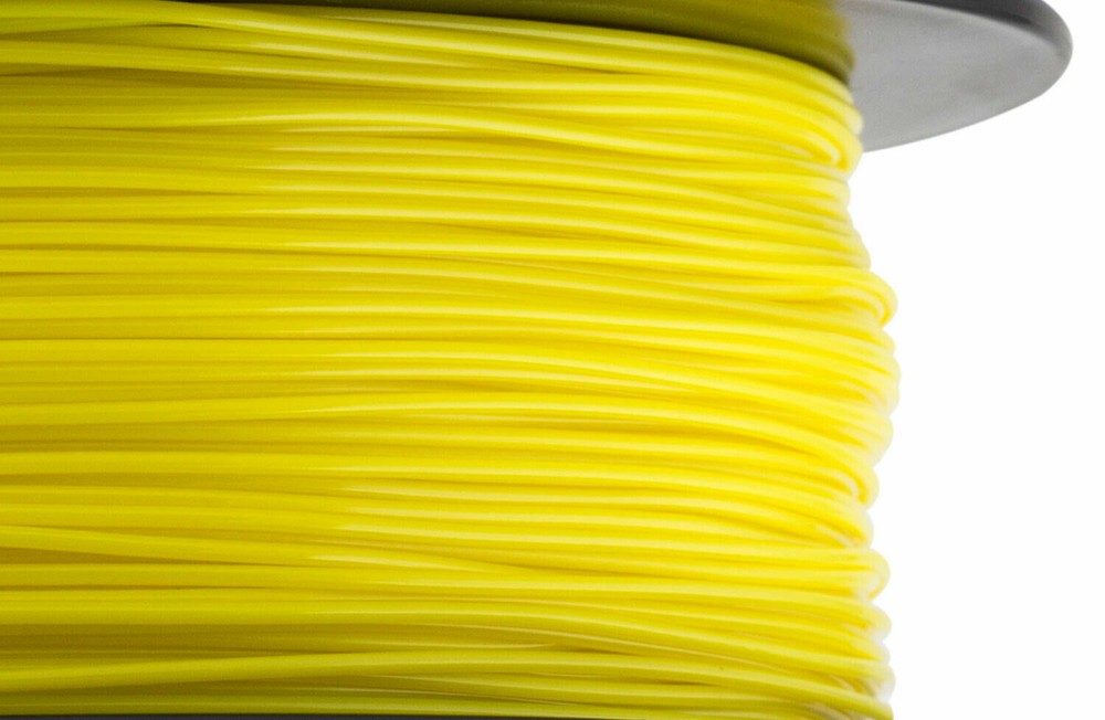 HATCHBOX ABS 1.75 mm 3D Printer Filament in Yellow, 1kg Spool
