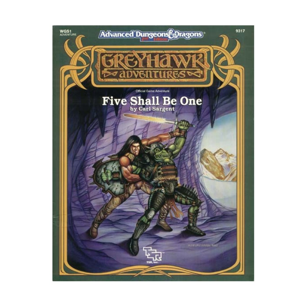 TSR Greyhawk Five Shall be One VG+