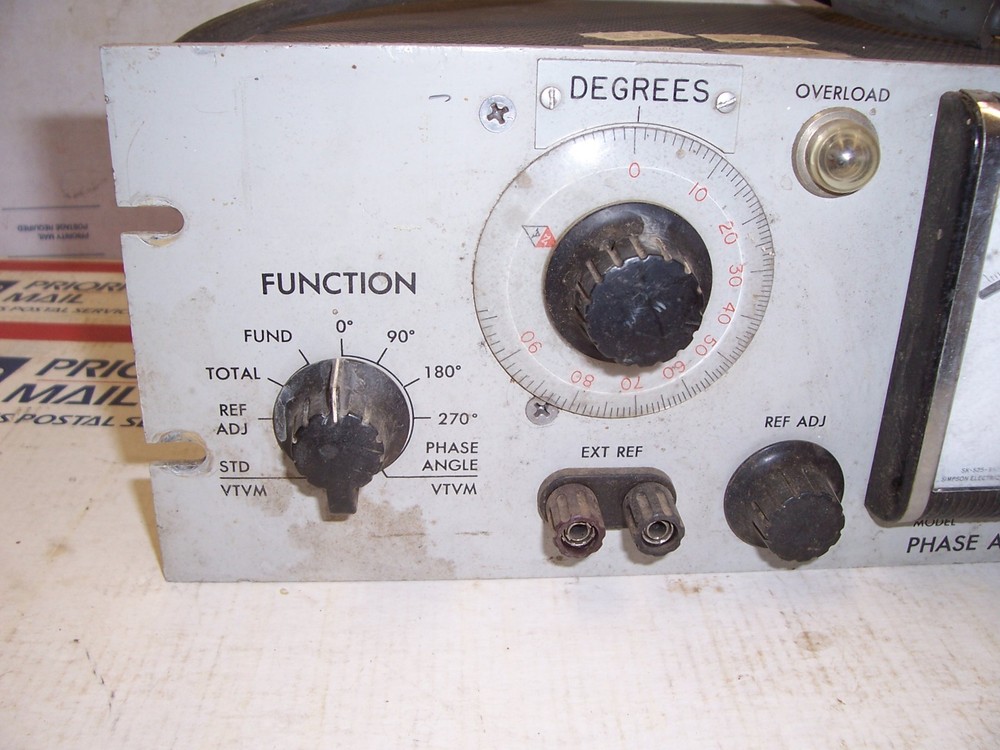 Phase Angle Voltmeter VM-204 S-383 North Atlantic Industries