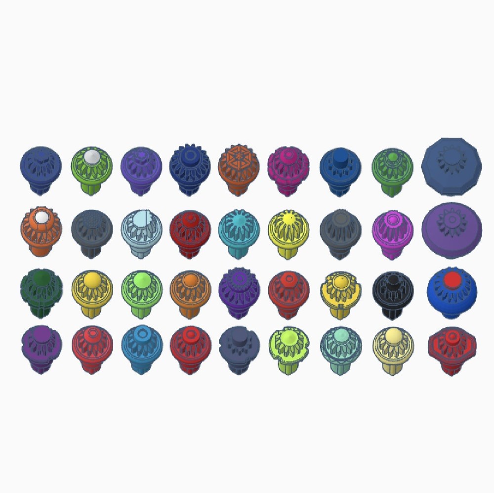 Beyblade X | CHOOSE YOUR REPLACEMENT BITS! (x6) | 3D Print | PLA+