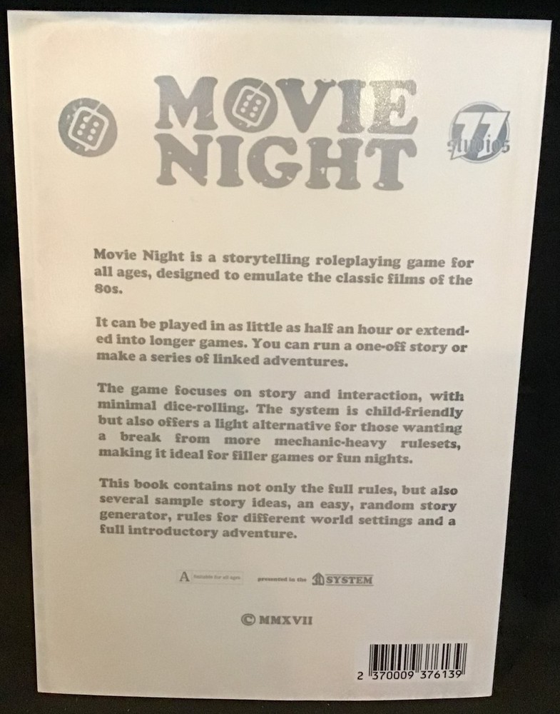 Movie Night ~ RPG ~ 77studios ~ OEJ