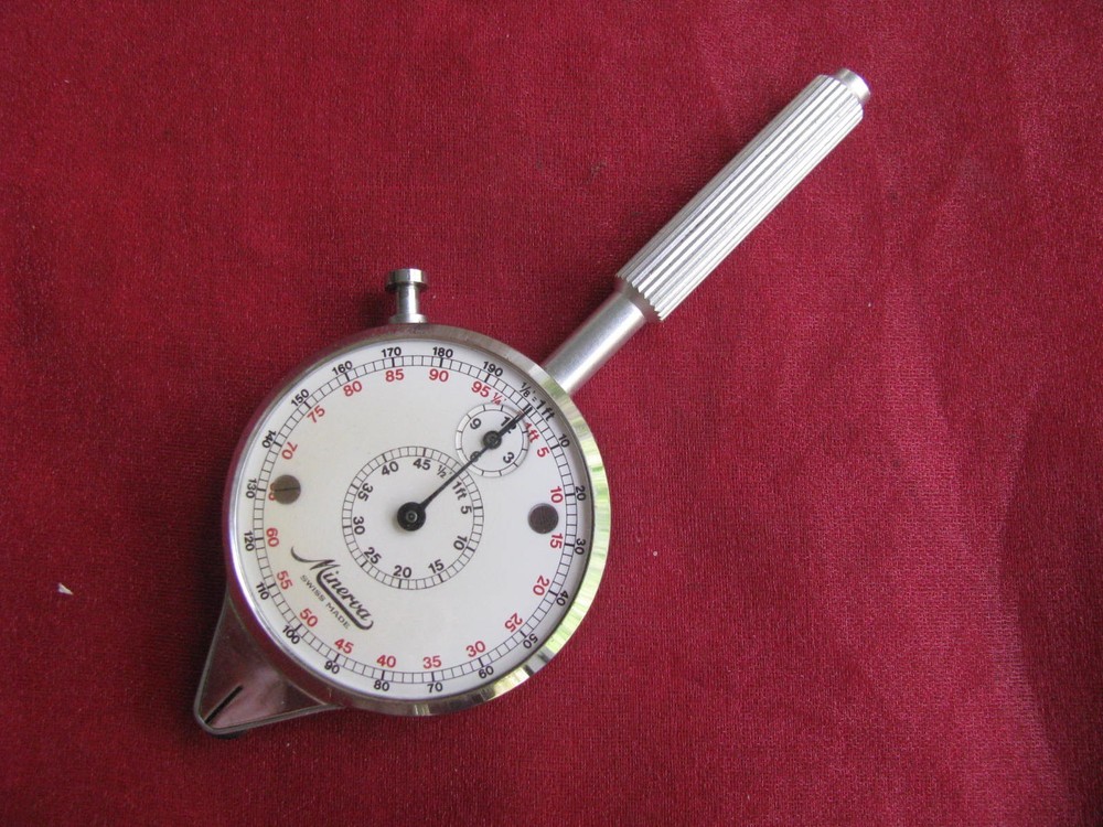 Vintage Minerva Swiss Made Opisometer Map Curvimeter Drafting Measuring Tool