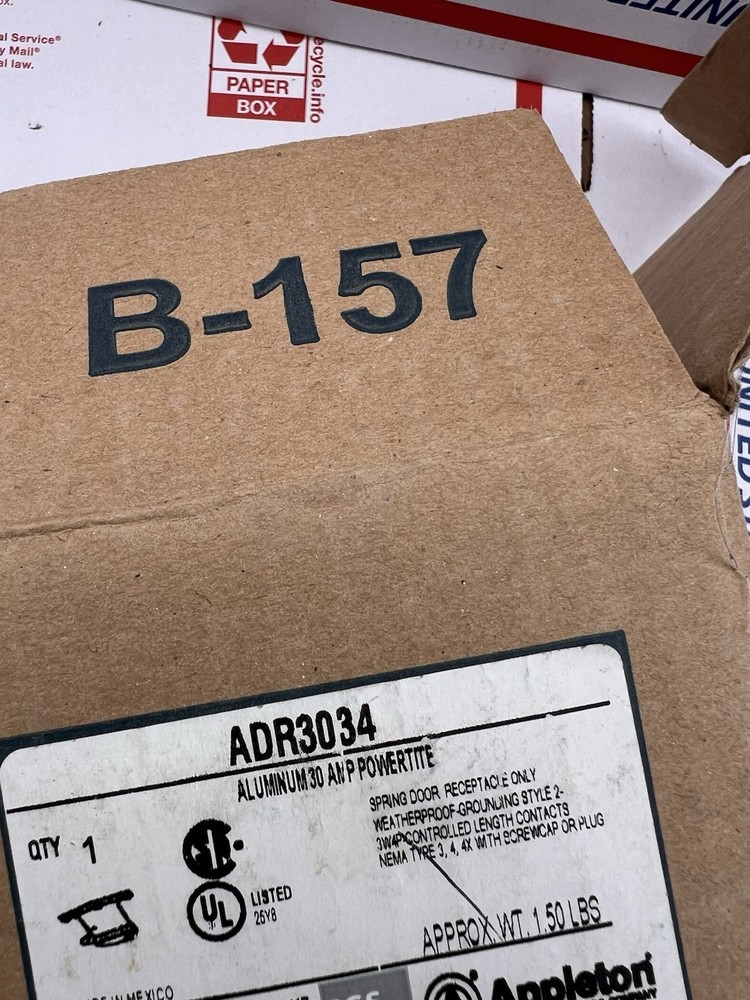 ADR3034 30amp Receptacle