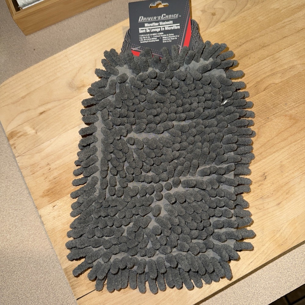 Drivers Choice Microfiber Washmitt, Use Wet Or Dry