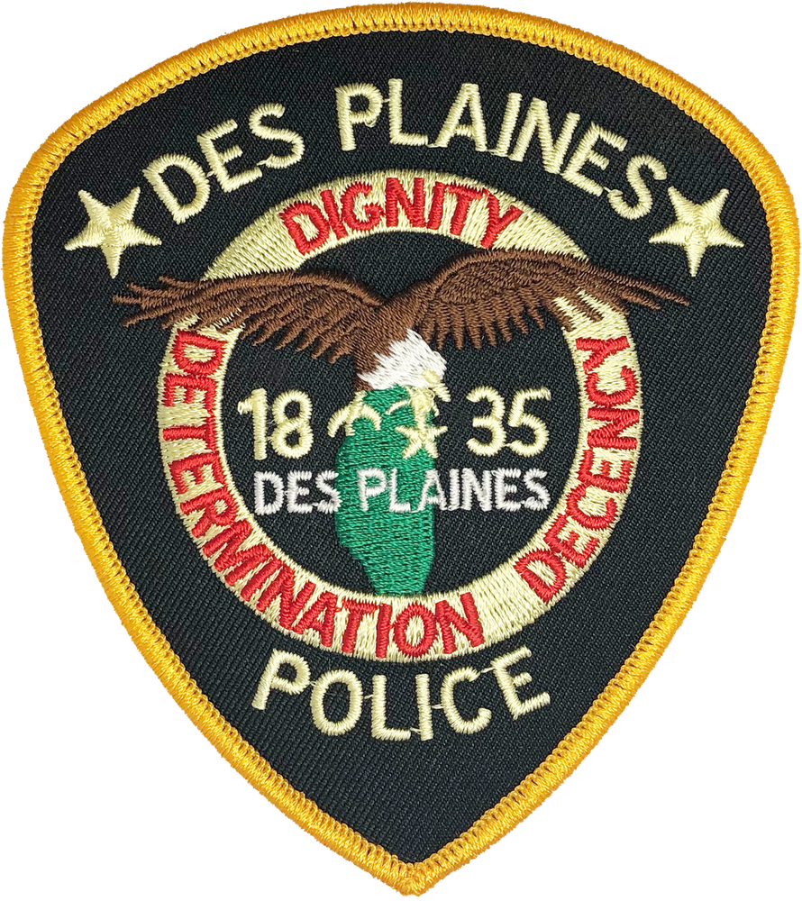 DES PLAINES POLICE DEPARTMENT SHOULDER PATCH