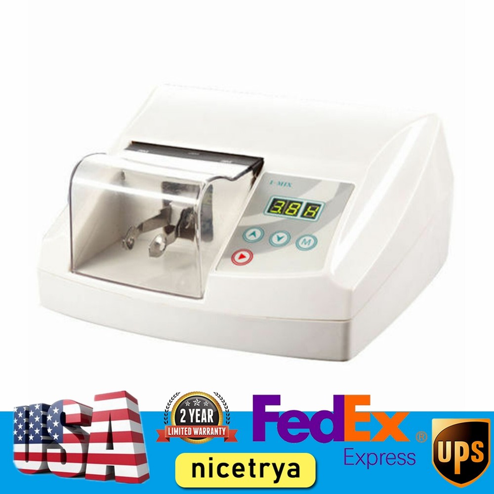 Dental Digital Amalgamator Amalgam Capsule Mixer High Speed Lab Safety Devices