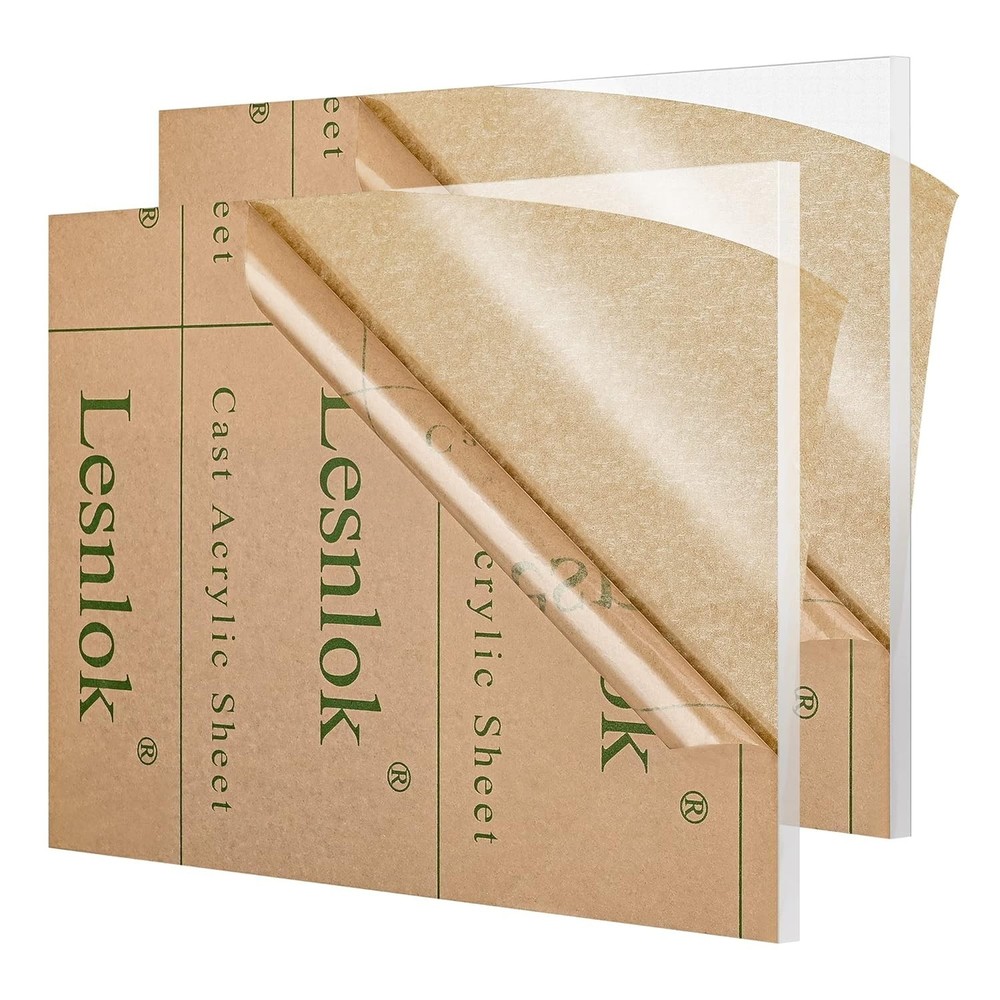 High-Quality 16" x 20" Acrylic Panels - Scratch Resistant for Creative Projects