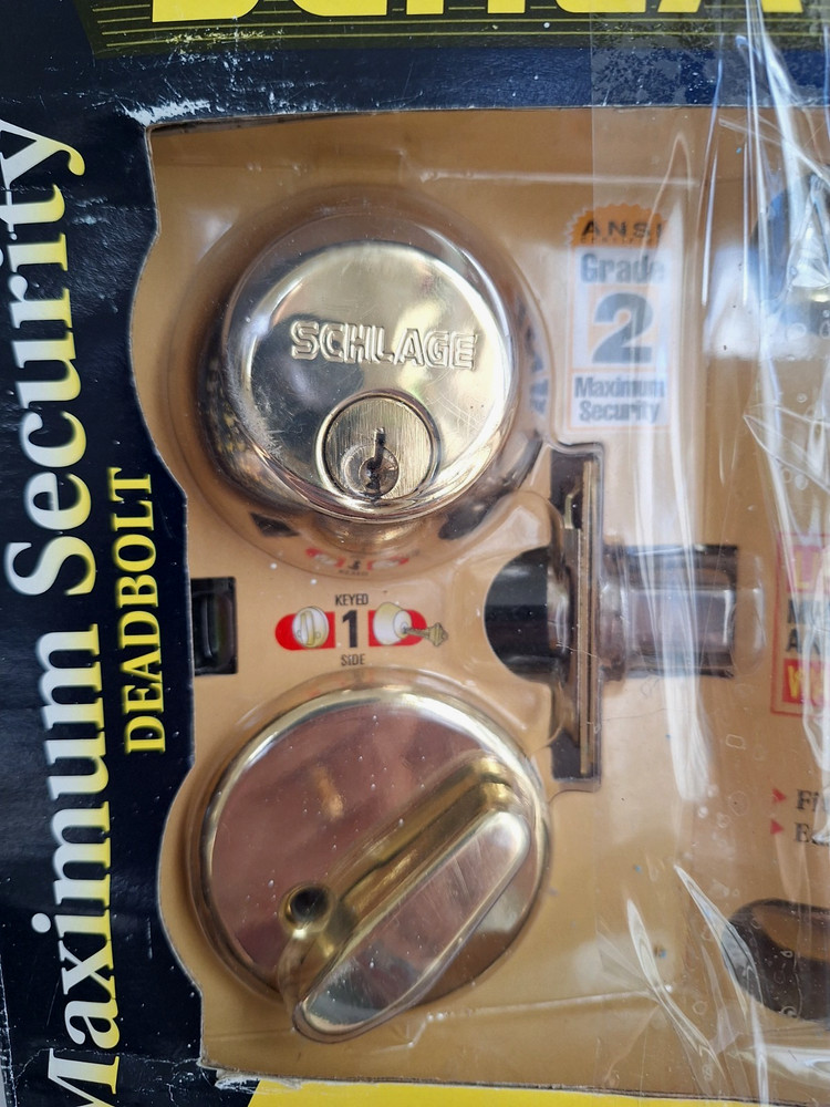 SCHLAGE Ultima Maximum Security Deadbolt + Keyed Entry~Grade 2