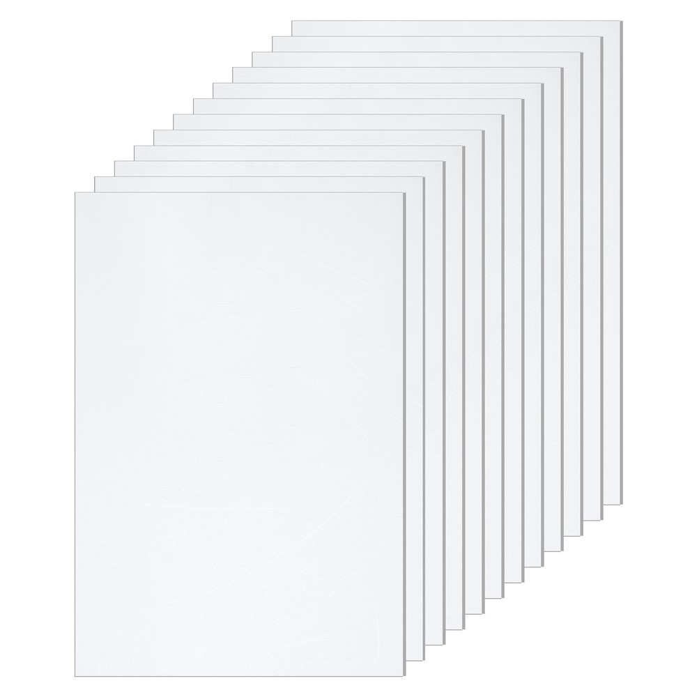 12 Pack Acrylic Sheets 4x6 Inch, 0.04'' Thick Clear Plastic Acrylic Board
