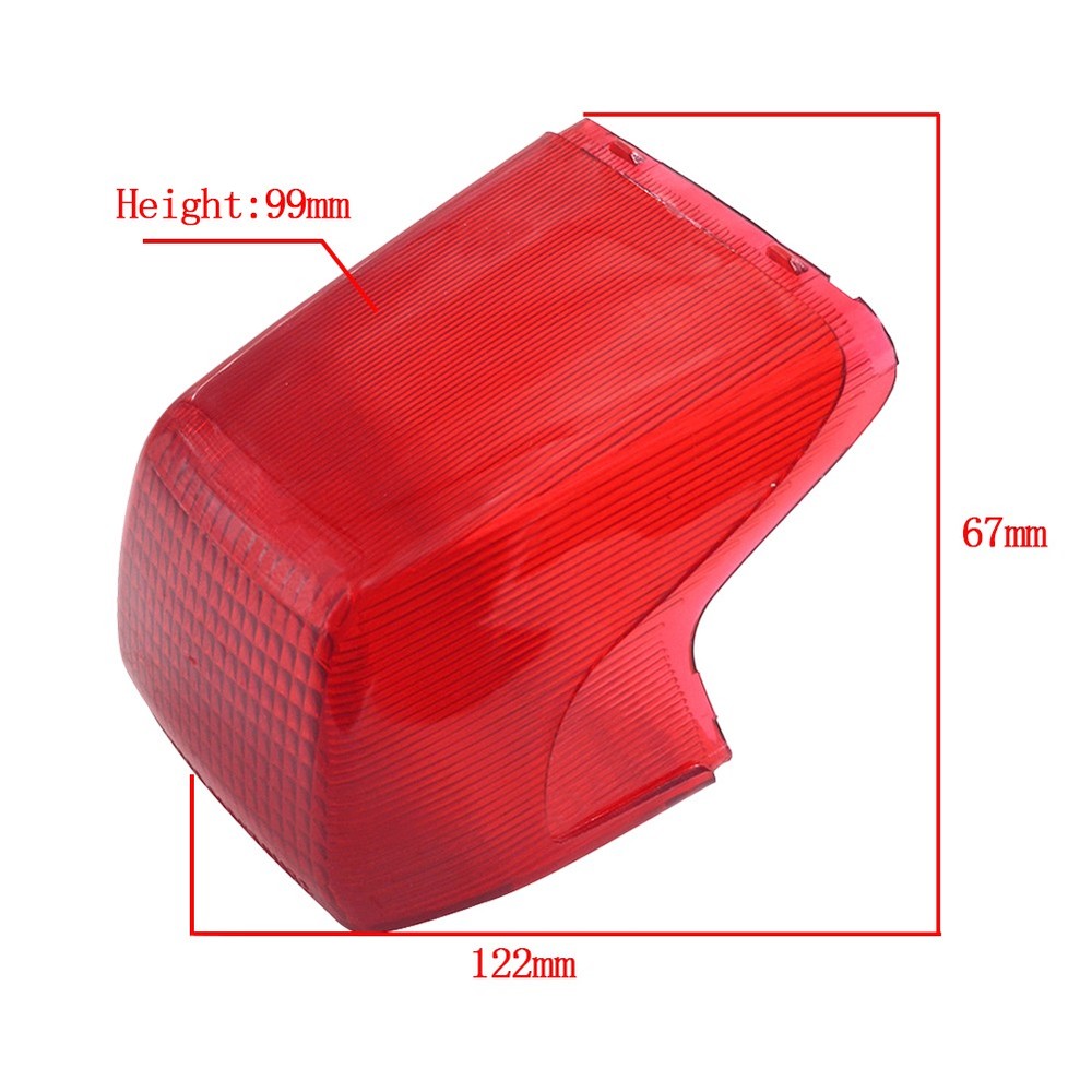 Rear Tail Light Shell Brake Light Cover Case Rear Light Assemblie for Honda AX-1