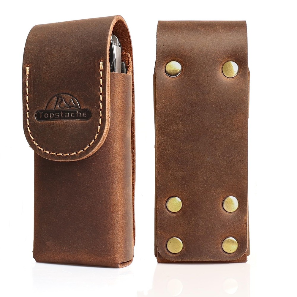 Leather Multitool Sheath for Belt  Multitool Holster for Belt  Leather Multit...