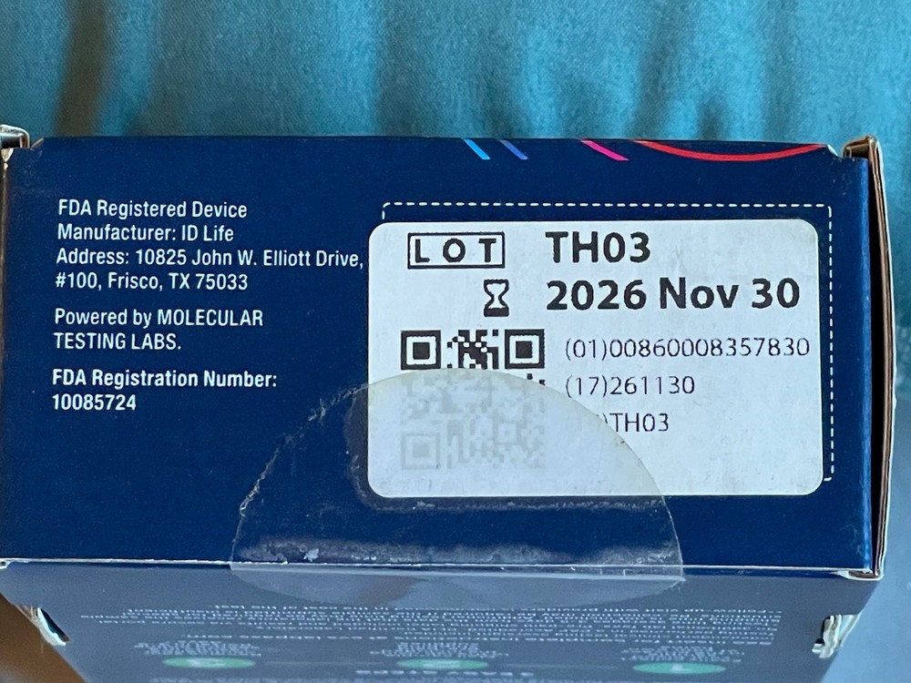 CVS Health At Home Thyroid Function Sample Collection Kit Brand New
