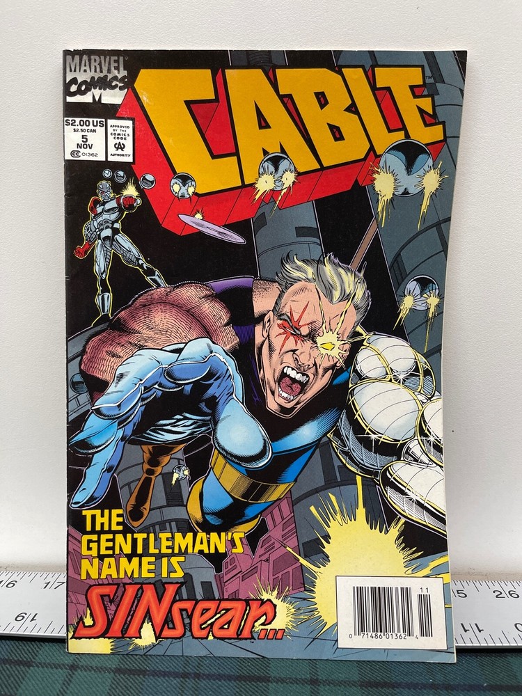 Marvel Comics Cable The Gentleman's Name is SINsear... # 5 October 1993