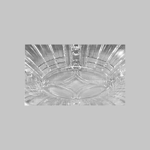 Elegant Rich Looking Scroll Footed Oval Console / Centerpiece Bowl Incredible