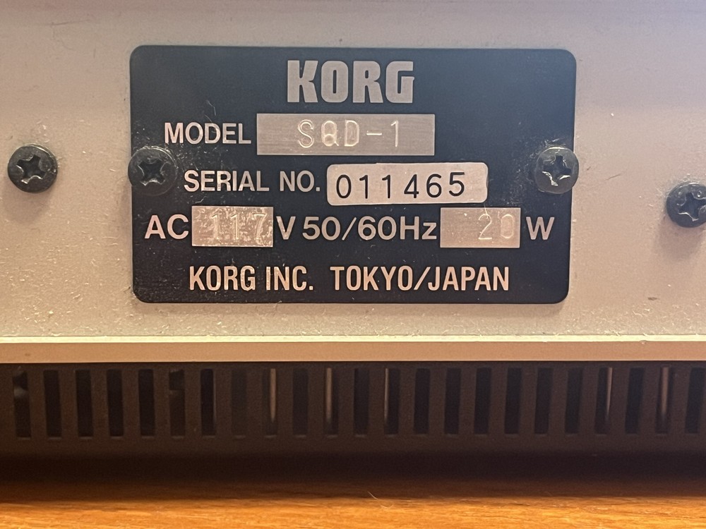 KORG SQD-1 MIDI Recorder
