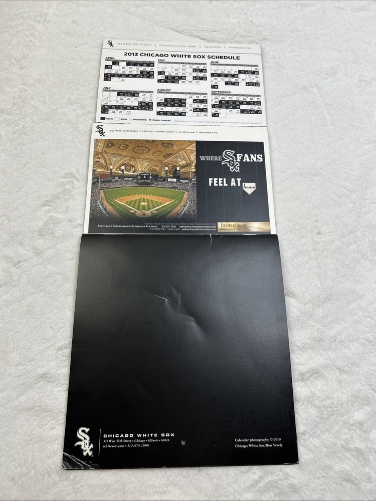 CHICAGO WHITE SOX Early 2010s CALENDARS 2010/2012/2013