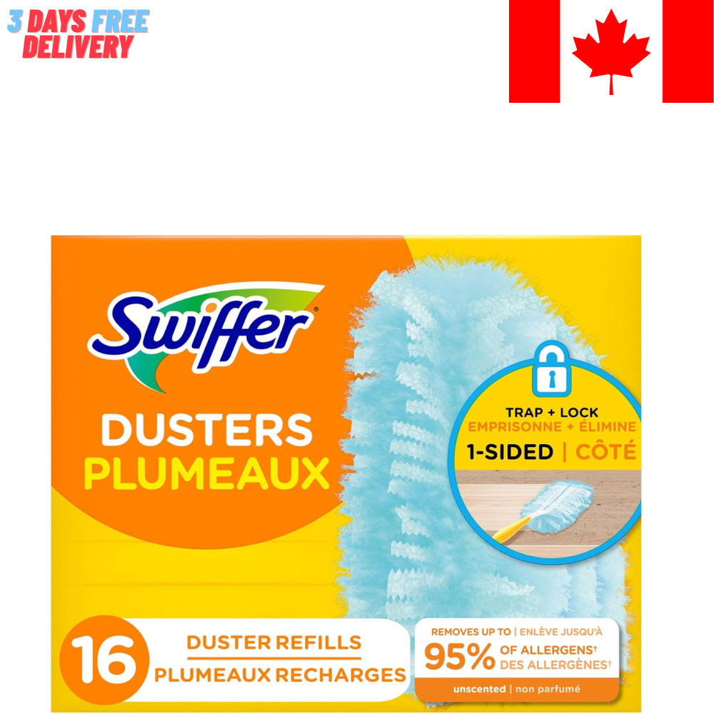 Swiffer Dusters Multi-Surface Duster Refills for Cleaning, Unscented, 16 Count