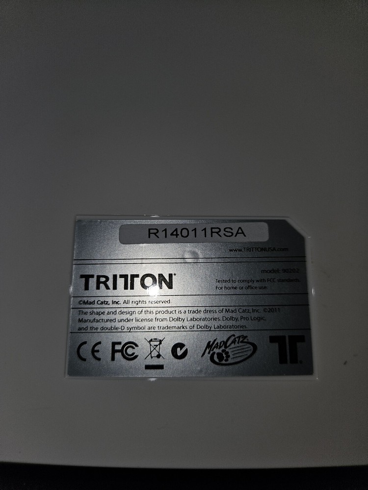 Tritton Mad Catz Decoder Box Dolby Digital EQ Gaming Model 90202 for AX720+