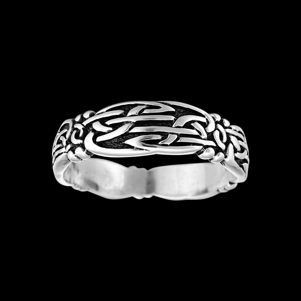 Size 5 - Tribal Ring, Silver ring, 925 Sterling Silver, Boho Bohemian Ring