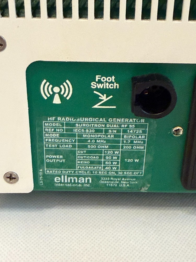 Ellman Surgitron Dual RF S5