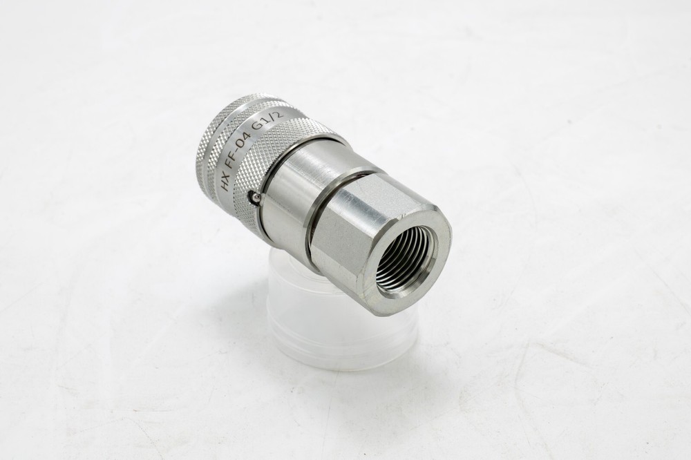 1/2"Flat Face Hydraulic Quick Coupler Connect Coupling Set Durable 1 Sets