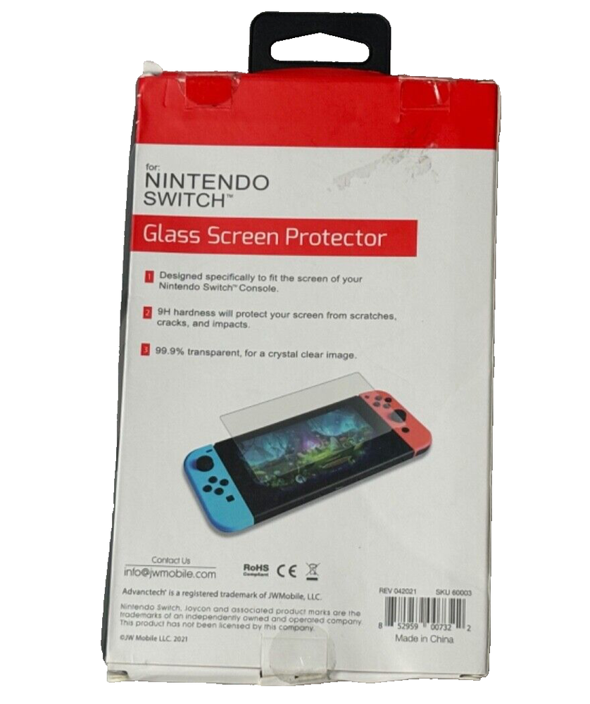 Advancetech Nintendo Switch Screen Protector | NEW | SHIPS FROM US