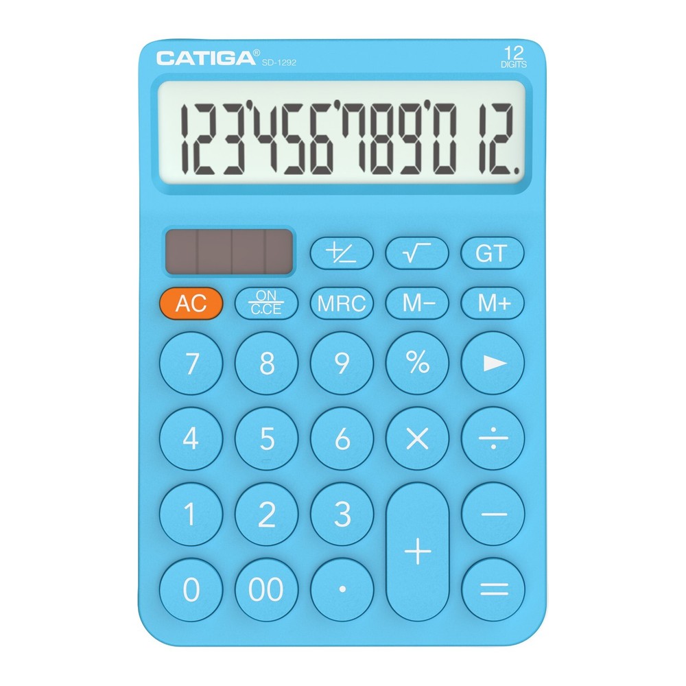 CATIGA 12 Digit Desktop Calculator with Large LCD Display
