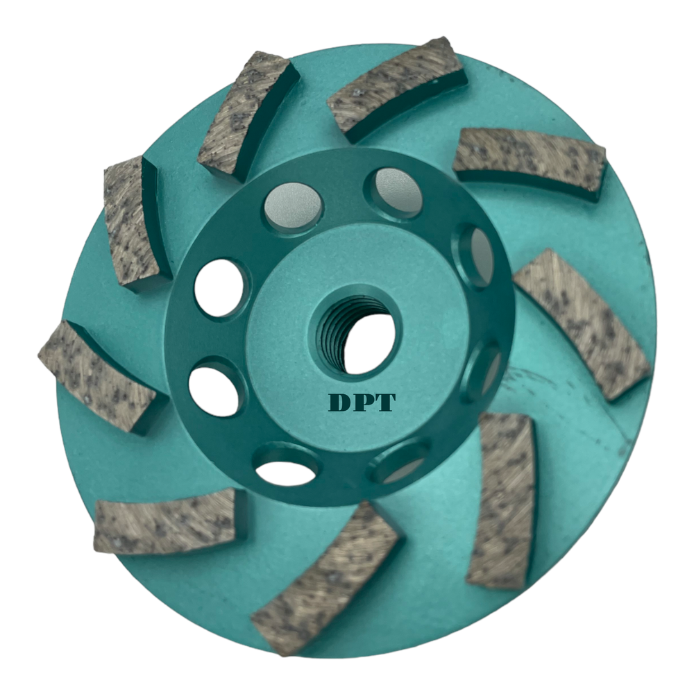 2 Pack 4.5" Diamond Segment Grinding Wheel Disc for Concrete Angle Grinders