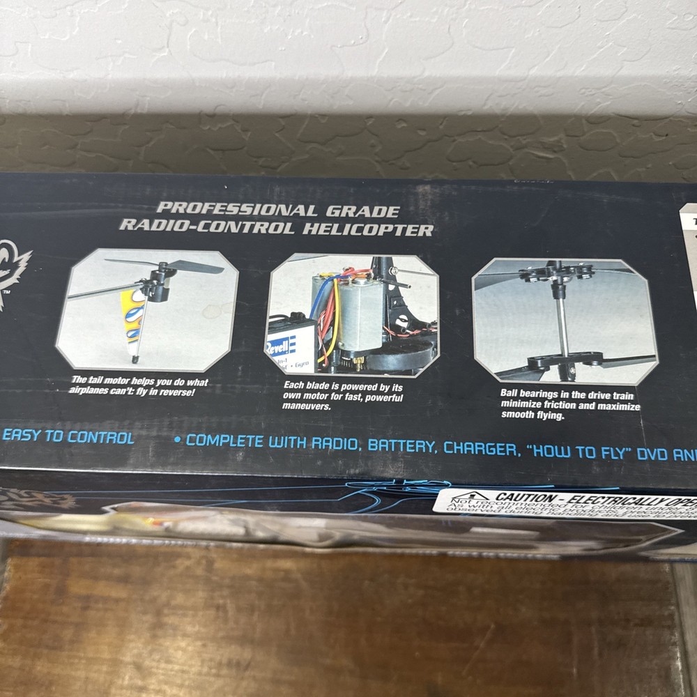New Revell White Wolf Remote Control Helicopter RC Heli Blade
