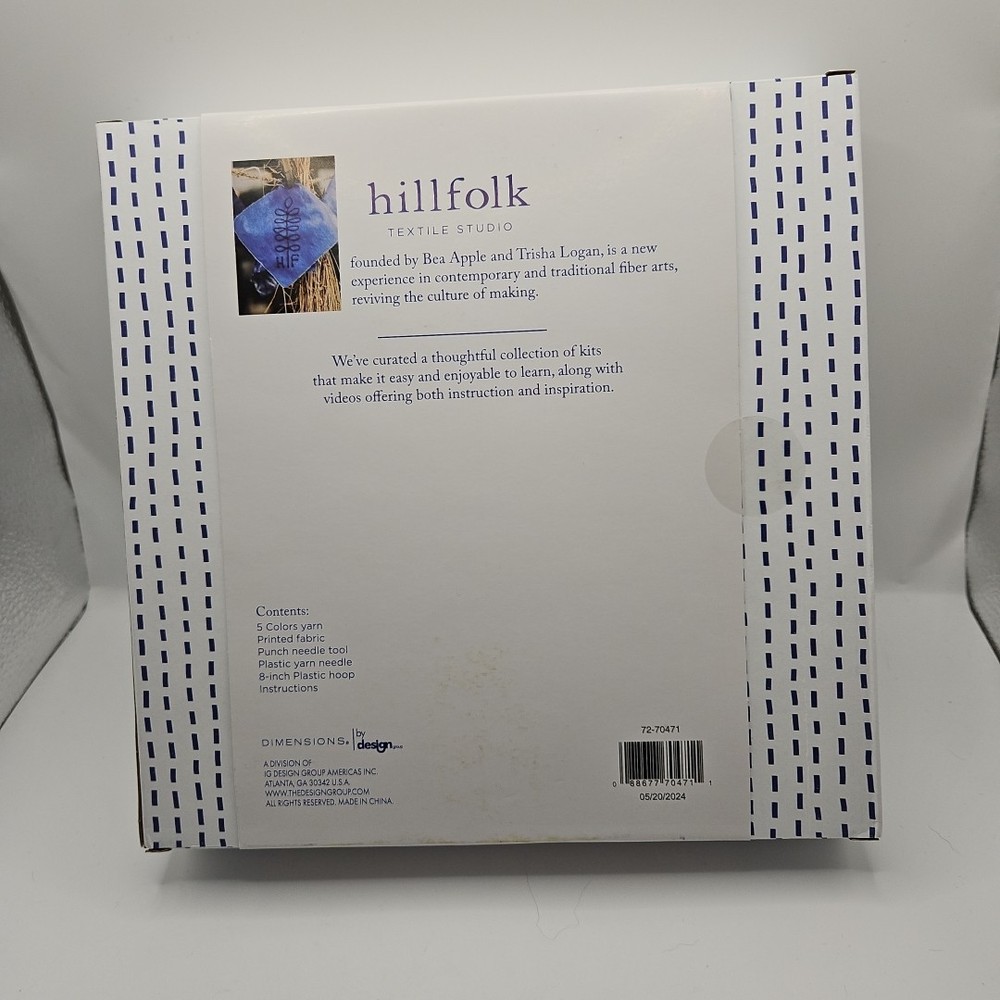 Hillfolk Multicolor Leaves Punch Needle Kit