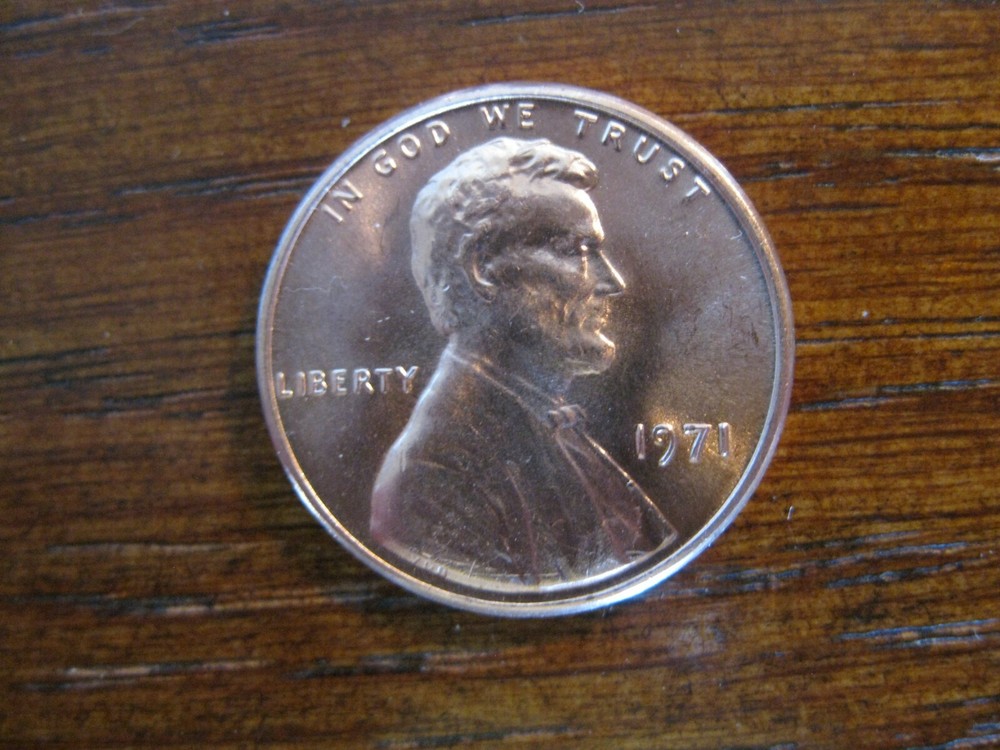 1971 Lincoln Memorial Cent Gem BU!
