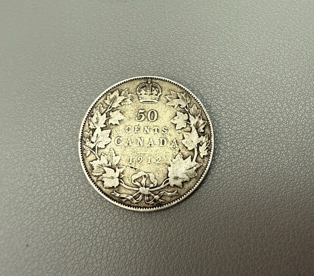 1912 canadian 50 Cent Coin
