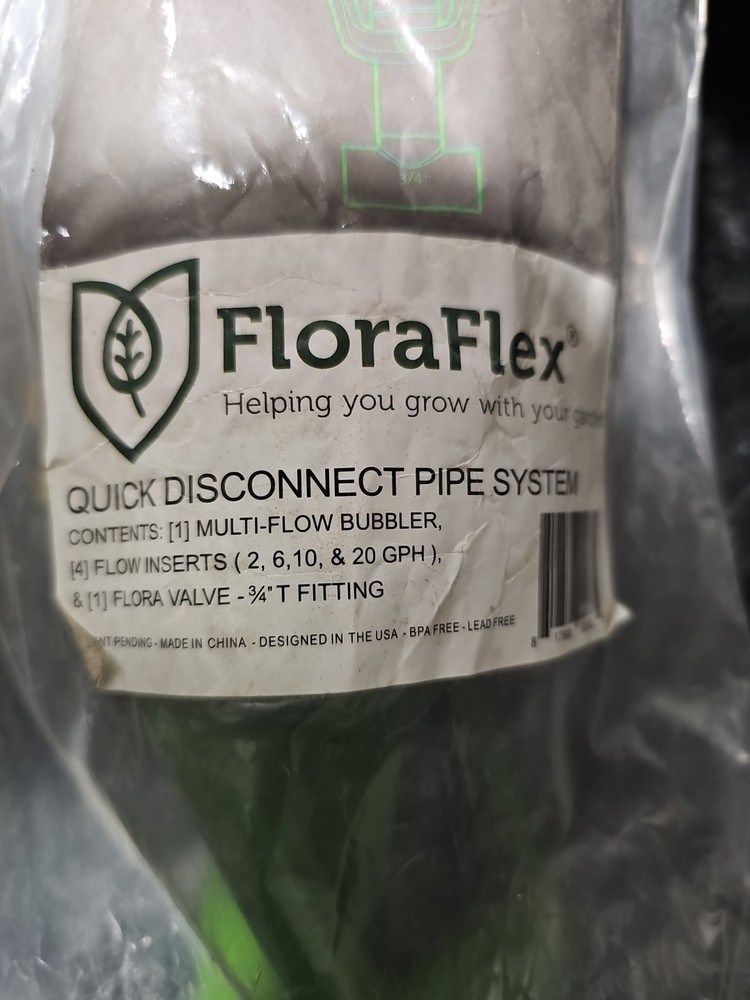 FloraFlex Pipe System Multi Flow 3/4'' TEE QDPS Multi Flow Bubbler, T - Fitting