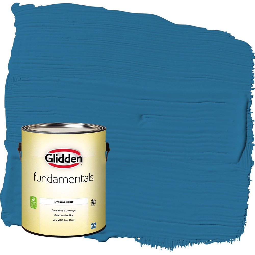 Fundamentals Blue Oasis / Blue Eggshell Interior Paint 1 Gallon