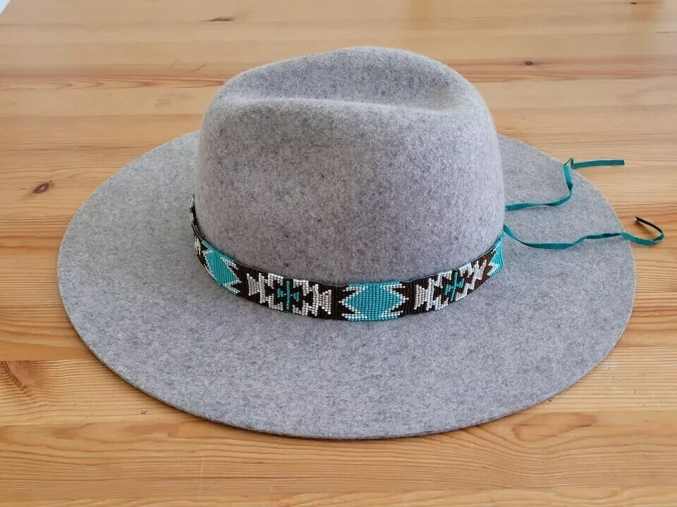 Beaded Hat Band Native American Style Handmade hatband